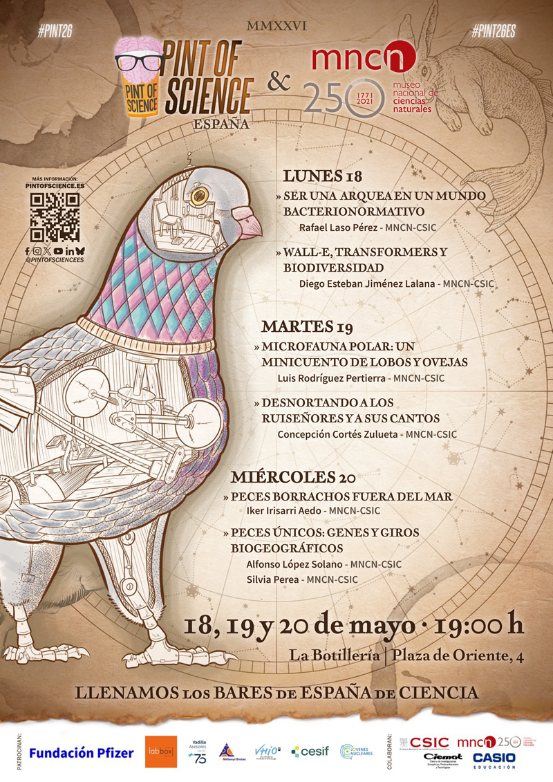 Poster ponentes MNCN en pint