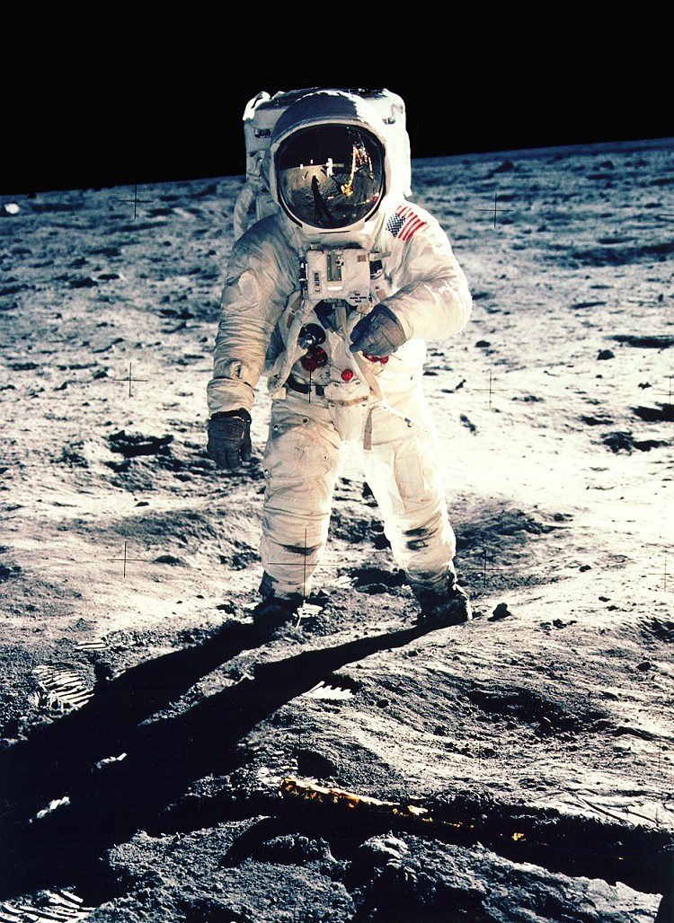 Retrato de Aldrin. NASA