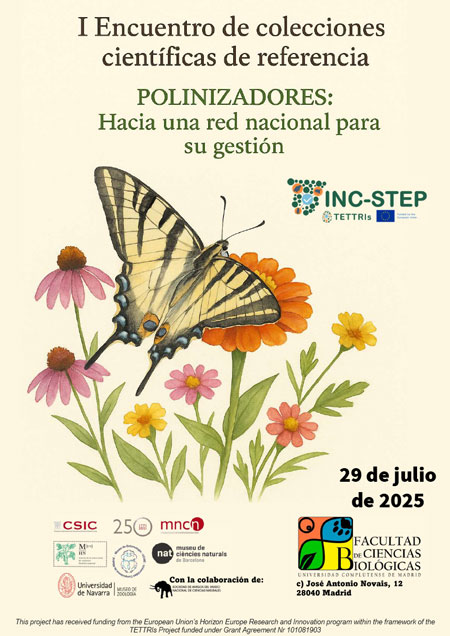 cartel evento colección polinizadores 