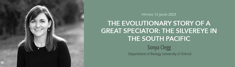 cartel del seminario de investigación del 13 de junio 2025 impartido por Sonya Clegg