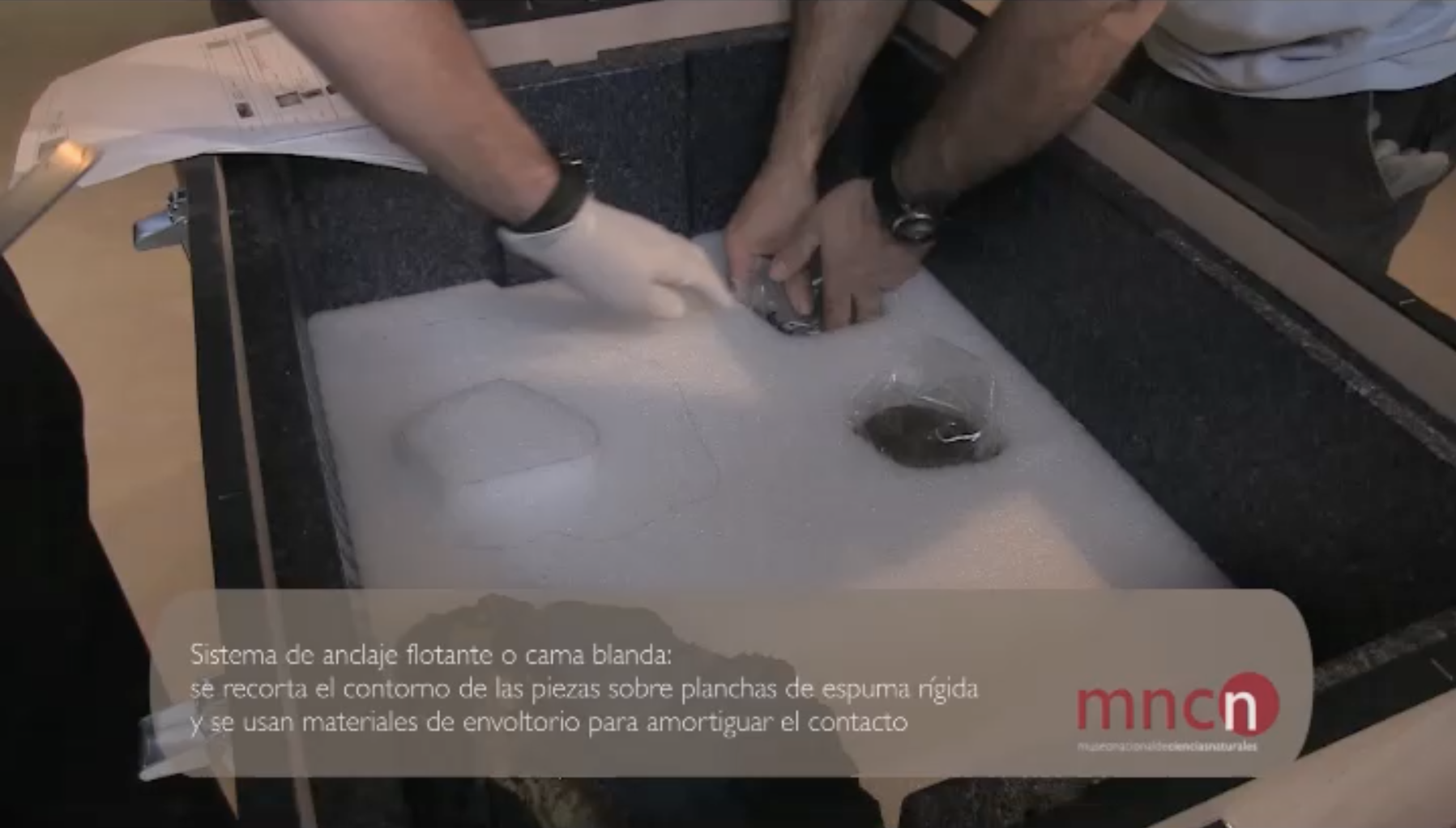 Préstamo de piezas: embalaje y transporte