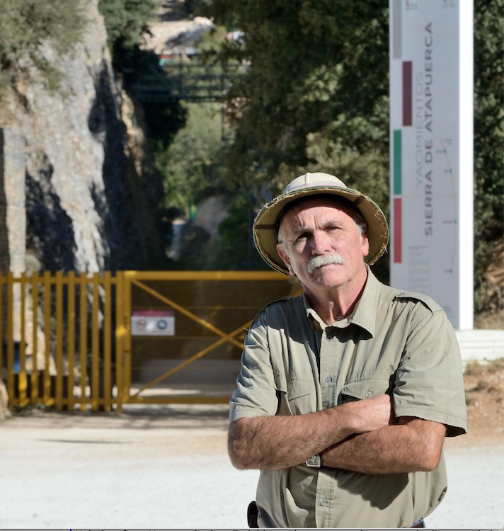 Eudald Carbonel en Atapuerca