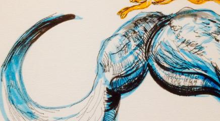 Imagen de un dibujo de uno de los participantes en el curso