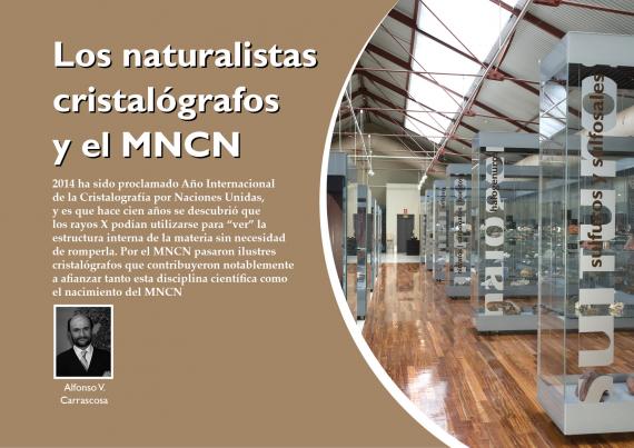 Portada del artículo "Los naturalistas cristalógrafos y el MNCN" de la revista NaturalMente 04
