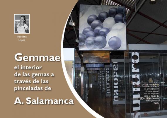 Portada del artículo Gemmae el interior de las gemas a través de las pinceladas de A. Salamanca de NaturalMente 06
