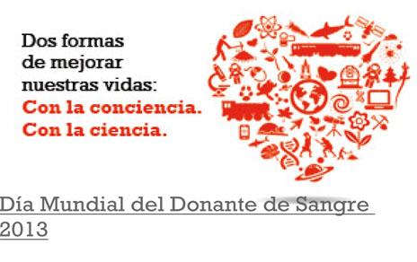 Día Mundial del Donante de Sangre 14 junio 2013