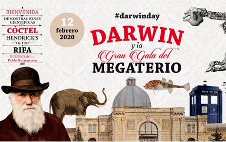 Imagen promocional de la cena Darwin y la Gran Gala del Megaterio
