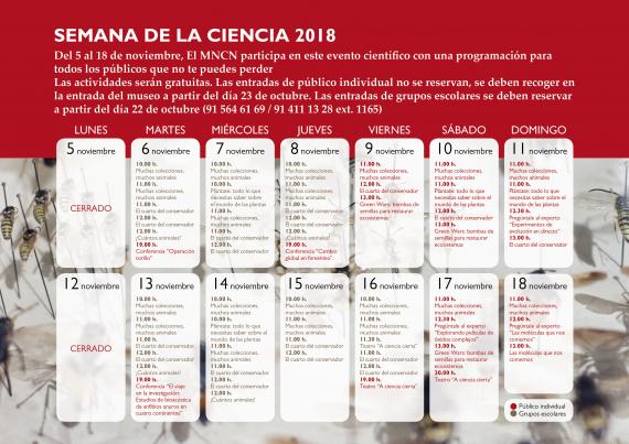 Semana ciencia 2018