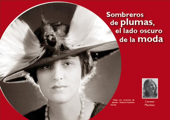 Mujer con sombrero de plumas / National Audubon Society