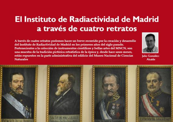 Portada del artículo "El Instituto de Radiactividad de Madrid a través de cuatro retratos" de la revista NaturalMente nº 11