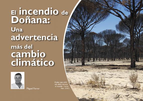 Incendio de Doñana y cambio climático