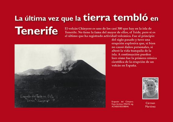 La última vez que la tierra tembló en Tenerife
