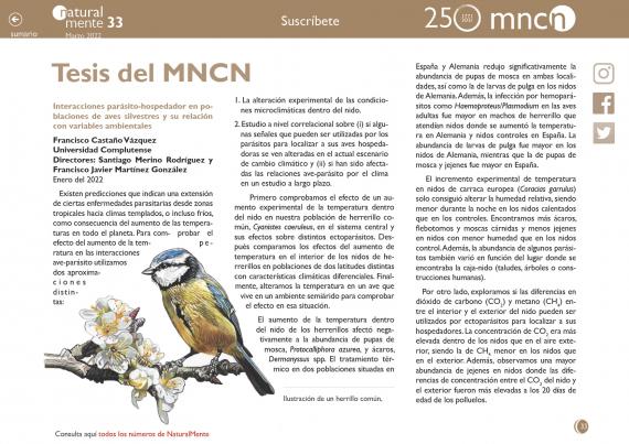 Tesis del MNCN 33