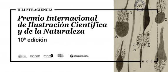 cartel que anuncia el Premio Internacional de Ilustración científica y de la Naturaleza