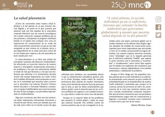 Portada del artículo