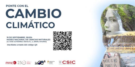 Ponte con el cambio climático. Cartel
