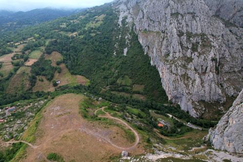 Imagen de dron tomada en Asturias por Mario Mingarro
