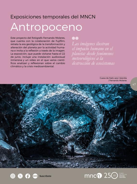 Exposiciones temporales del MNCN en NaturalMente 46