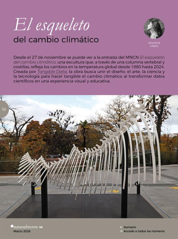 El esqueleto del cambio climático